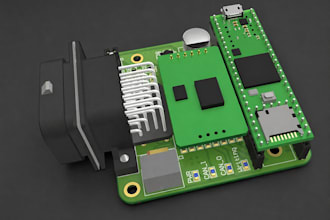 design automotive ecu interface obd2 data logger and vehicle telemetry pcb