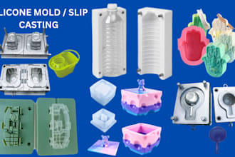 design silicone mold 3d mold box for resin soap jewelry candle stl in solidworks