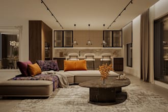 create atmospheric real estate interior marketing render