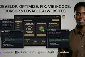 improve, optimize or fix vibe code, bolt, lovable ai, cursor