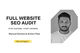 a professional full website SEO audit with actionable fixes