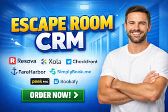 escape room crm resova xola checkfront fareharbor simplybook me peek pro bookafy