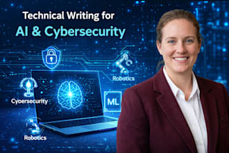 be your technical ebook and article writer on cybersecurity ai ml and robotics