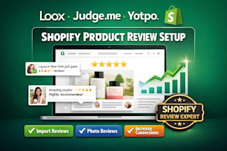 setup loox judge me yotpo shopify product review apps peptide marketing meta ads