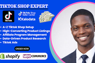 setup tiktok shop, tik tok product listing, affiliate program and tiktok ad