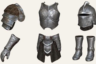 3d cosplay creation,3d helmet 3d armor wearable armor, 3d model for 3d printing