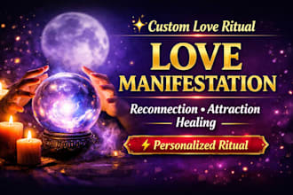 custom love manifestation and attraction ritual for relationship re connection