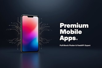 build a flutter app with a python backend