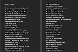 write original poetry in any style from sonnets to free verse