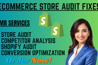do ecommerce shopify seo store audit and conversion rate problem solution