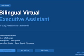 be your bilingual virtual executive assistant