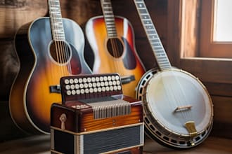 record beautiful mandolin tracks for folk, country or pop songs