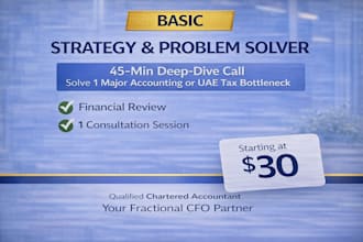 be your fractional cfo and strategic business advisor