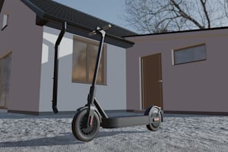 create 3d product render in blender