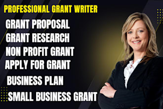 do grant writing and grant research for nonprofits and startups
