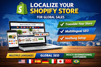 localize your shopify store with multilingual setup and international SEO