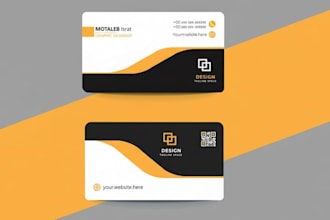 create modern unique professional business card design