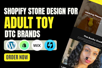 build 7 figure adult shopify store and adult toy stores for dtc adult toy brands