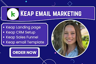 setup keap CRM keap campaign builder keap integration specialist