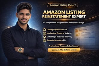 solve amazon listing reinstatement, intellectual property violation