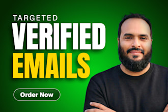 provide niche targeted verified email list for email marketing