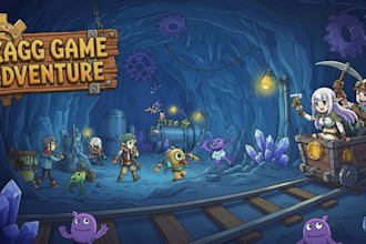 design steam capsule game banner steam deck game poster steam punk for game art
