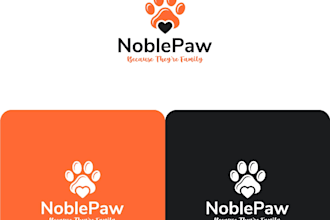 create creative unique pet supplements logo design