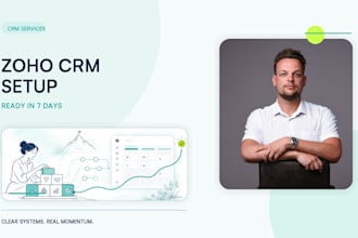 design and build your zoho CRM with workflows, imports and dashboards
