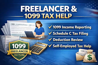 file freelancer 1099 taxes fix deductions self employed tax problems