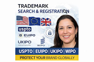 do trademark search and registration across uspto, euipo, ukipo, and wipo