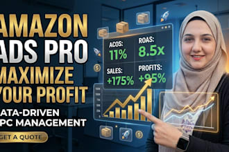 manage amazon PPC and optimize amazon ads campaign for better sales