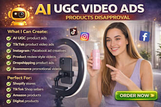 create ai ugc products video for ads