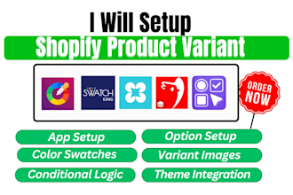 setup shopify product variant globo swatch king optis avis glo color easyflow