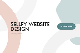 create sellfy website shopify website redesign