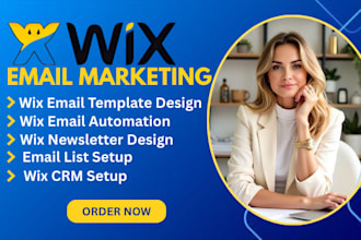 design wix email template automation wix email campaign newsletter design