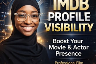 promote your imdb profile boost starmeter rank and movie promotion