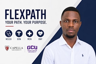 do flexpath, nclex, bsn, msn and dnp nursing capella, gcu