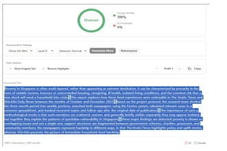 humanize ai content, rewrite and edit ai generated text on gptzero report