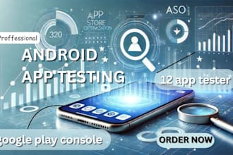 12 testers and 20 testers for google play console or tester closed testing