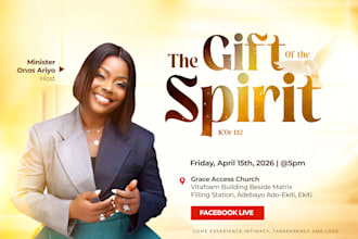create outstanding church flyer designs in 3hrs