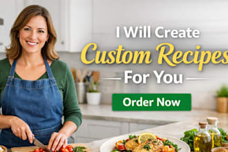 create custom delicious recipes and meal ideas for you