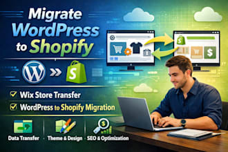 migrate wordpress to shopify, wix store transfer, wordpress to shopify migration
