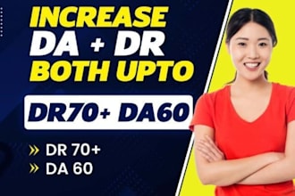 increase semrush domain authority score from any score to 60 plus