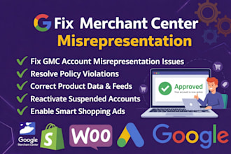 fix google merchant center misrepresentation suspensions