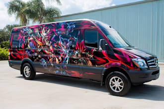 make wrap design for car, van or pickup
