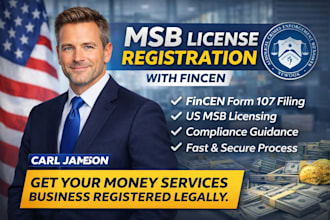 do US msb license registration with fincen department
