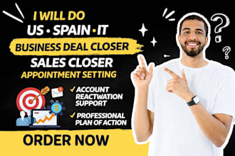 do US IT sales closer sales lead generation uk sales representative sales agent