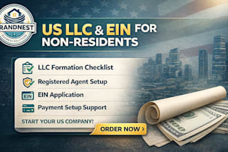 create a wyoming delaware llc with ein for non residents ein for global founders