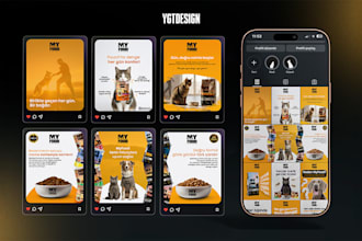 design modern and engaging social media posts for your brand
