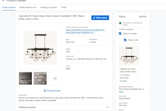 fix google merchant center errors and product feed